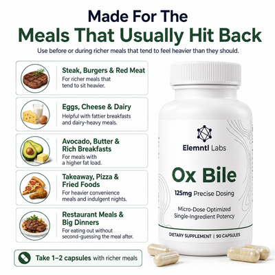Ox Bile Capsules (125mg)