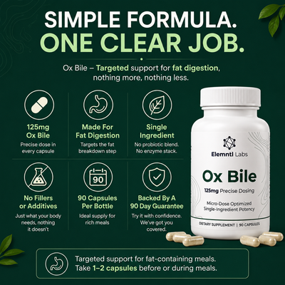 Ox Bile Capsules (125mg)
